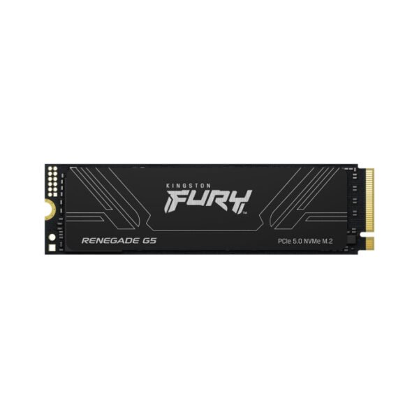Kingston FURY Renegade G5 PCIe 5.0 NVMe M.2 Internal SSD, 1TB (1024GB) Capacity, Sequential Read / Write 14,200 / 11,000 MB/s, 3D TLC NAND, SM2508 Controller, Black | SFYR2S/1T0