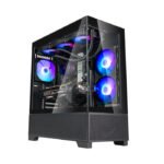Silver Stone SST-LD05-B-ARGB Lucid 05 Exquisite ATX Chassis 270° Panoramic View - Black
