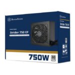 Silver Stone Strider Series 750 EF 80 Plus 230V EU 750W ATX Power Supply - Black - Image 2