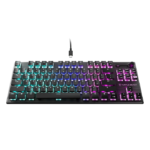 Turtle Beach Vulcan TKL Wired Mechanical Gaming Keyboard, AIMO RGB Lighting, Linear TITAN Switches, Aluminum Top Plate, Detachable USB-C Cable, Black | TBK-2001-01-US - Image 3