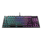 Turtle Beach Vulcan TKL Wired Mechanical Gaming Keyboard, AIMO RGB Lighting, Linear TITAN Switches, Aluminum Top Plate, Detachable USB-C Cable, Black | TBK-2001-01-US
