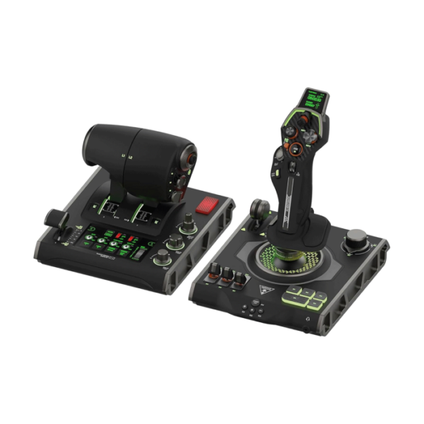 Turtle Beach Velocity One Flightdeck,Flight Touch Display, RGB, OLED Head Up Display, 6th-Gen Fighter Inspired Throttle Module,For PC