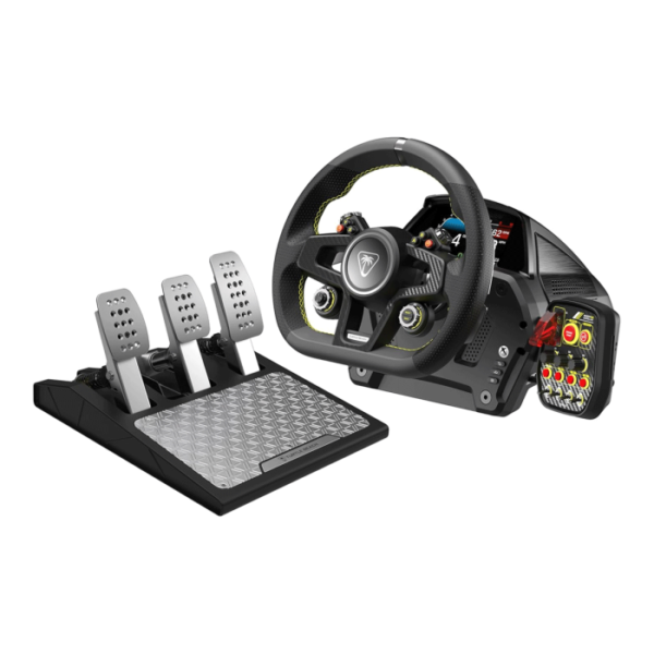 Turtle Beach Velocity One Race Wheel & Pedal System,7.2Nm direct-drive force,Customizable Throttle/Brake/Clutch Pedals,For PC&Xbox | TBS-0726-05
