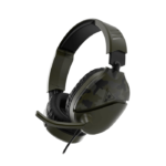 Turtle Beach Recon 70 Multiplatform Gaming Headset for Xbox Series X|S, Xbox One, PS5, PS4, PC & Mobile w/ 3.5mm Wired Connection - Flip-to-Mute Mic, 40mm Speakers, Lightweight Design, Green Camo | TBS-6455-02