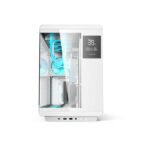 Acer U600 ATX Mid Tower Two Panel Front & Left Side Tempered Glass Case With Built in LED Display 7 ARGB Fans - White - Image 3
