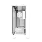 DarkFlash DS900 ATX Mid Tower Front Side & Left Side Tempered Glass Panel Case With 6 Fan RGB With RGB Controller - White - Image 2