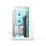 Acer V333 ATX Mid Tower Three Panel Front Top & Left Side Tempered Glass Case With 8 ARGB Fans - White - Image 3