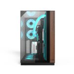 Acer V333 ATX Mid Tower Three Panel Front Top & Left Side Tempered Glass Case With 8 ARGB Fans - Black - Image 3