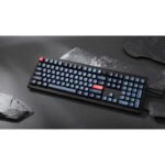 Keychron V6 Max 100% RGB Backlight Swappable Fully Assembled Knob, QMK/VIA Wireless Mechanical Gaming Keyboard (Gateron Jupiter Red Switch) - Carbon Black - English/Arabic Keyboard - Image 2