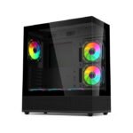 Acer V930B Mid Tower Two Panel Front & Left Side Tempered Glass Case with 6 RGB Fans - Black - Image 3
