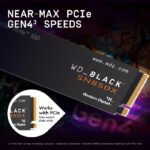 WD Black SN850X 8TB NVME SSD Game Drive Gen 4 Upto 7200 MB/s Read, Without Heatsink - Image 3