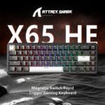 Attack Shark X65 HE 8K Magnetic Switch Rapid Trigger Keyboard - Black - Image 3