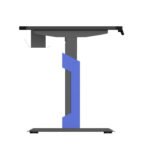 XALLKING Xd2s Height Adjustable Rgb Gaming Desk Black/blue (140*70) - Image 3