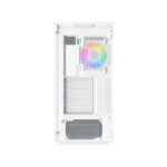 Xigmatek META ATX Mid Tower Case Front Side & Left Side Tempered Glass Panel with 4 ARGB Fans - White - Image 2