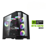 Gaming PC i7-14700K CPU, Asus TUF B760-PLUS WiFi DDR5 MB, 32GB DDR5 RAM, 2TB NVMe SSD, Asus PRIME RTX 5070 12GB VGA, L360 Liquid Cooler, 850 WATT GOLD PSU, DarkFlash Aigo FT418 Pro Case with 7x RGB Fans, Windows 11 Pro License
