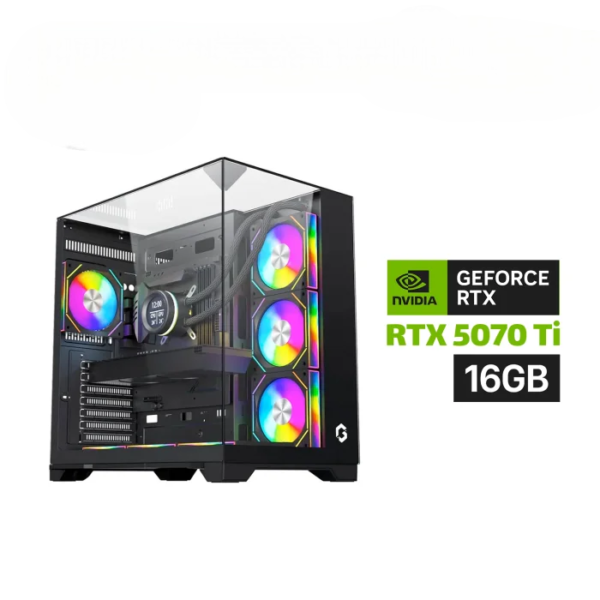 Gaming PC i7-14700K, ASUS Z790-P WiFi, 32GB DDR5, 2TB NVMe SSD, RTX 5070 Ti 16GB, L360 Liquid Cooler, 850W Gold PSU, GameOn Valkyrie I Case 7x Fans, Windows 11 Pro
