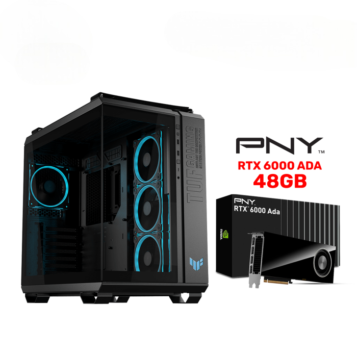 p7-Photoroom Gaming PC – Intel Core i9-14900KS, ASUS TUF Z790 WiFi Motherboard, 128GB DDR5 6000 RAM, Samsung 990 Pro 4TB NVMe SSD, PNY NVIDIA RTX 6000 Ada 48GB GPU, ASUS TUF 1200W Gold PSU, Asus ProArt L360 Cooler, TUF GT502 Horizon Case, Windows 11 Pro - Image 1