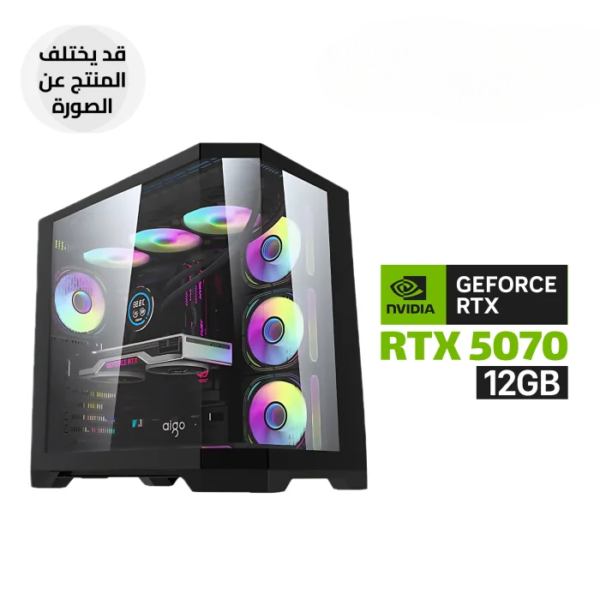 Gaming PC Intel Core i7-14700F Processor, MSI BOMBER B760 DDR5 WIFI Motherboard, 32GB DDR5 RAM, 1TB SSD NVMe, RTX 5070 12GB VGA, 750 WATT GOLD PSU, L240 Liquid Cooler, DarkFlash Aigo FT418 Pro Case 7x RGB Fans, Windows 11 Pro (License)