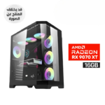 Gaming PC RYZEN 7-7800X3D Processor, GIGABYTE B650 Eagle AX DDR 5 Motherboard, 32GB DDR5 RAM, 1TB SSD NVMe, AMD 9070XT 16GB VGA, 850 WATT GOLD PSU, L360 Liquid Cooler, DarkFlash Aigo FT418 Pro 7x Fans, Windows 11 Pro (License)