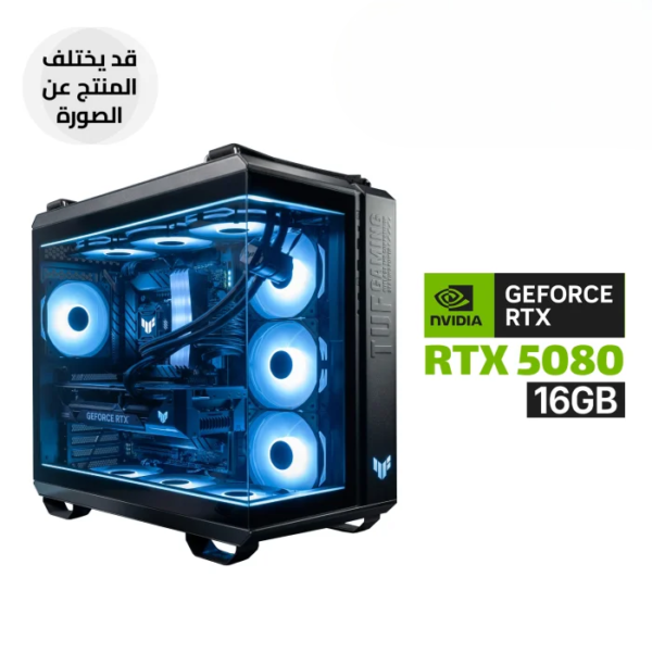 Gaming PC RYZEN 7-9800X3D Processor, Asus TUF Gaming X870E-Plus Wifi7, 32GB RAM DDR5, 2TB SSD NVMe, ASUS TUF RTX 5080 16GB VGA, 1000 WATT GOLD PSU, ASUS TUF L360 Liquid Cooler, Asus TUF Gaming GT502 Horizon Case, 3x ASUS Fans, Windows 11 Pro (License)