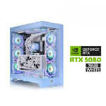 Gaming PC Ultra 9-285K Processor, Asrock X870 Steel Legend Motherboard, 64GB D5 RAM, 2TB SSD NVMe, RTX 5080 16GB White, 1000W GOLD PSU, Tryx Panorama SE 360 ARGB Liquid Cooler, TT CTE E600 MX Case, Lian-Li 6x White Fans, Lian-Li Strimers, Win 11 Pro