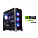 Gaming PC Intel Core i5-14600K Processor, GIGABYTE B760 WIFI D5 Motherboard, 32GB DDR5 RAM, 1TB SSD NVME, RTX 5060 TI 8GB VGA, L240 Liquid Cooler, 750 WATT GOLD PSU, Cougar DuoFace Pro RGB Mid Tower Case, 4x Pre-Installed ARGB Fans, Win 11 Pro (License)